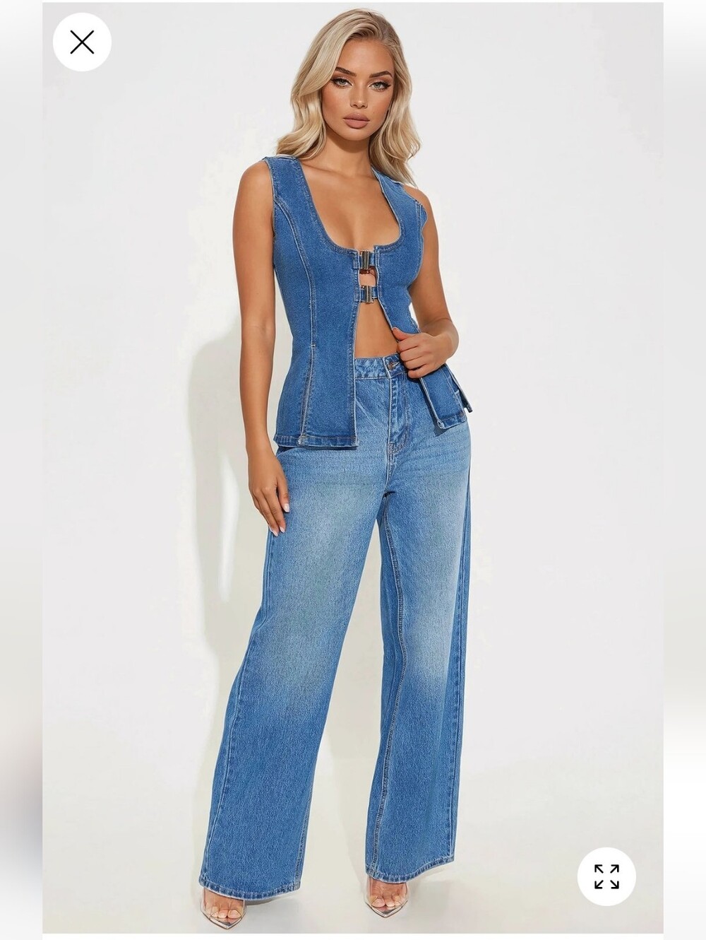 Denim Top - Picture 2 of 4